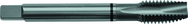 M10x1.25 D5 3 Flute Spiral Pointed Plug Black Ring Tap-Steam Oxide - Exact Industrial Supply