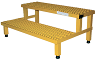 Work Mate Stand with Step - 60 x 24''; 500 lb Capacity - Exact Industrial Supply