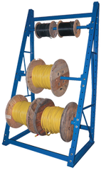 36 x 36 x 96 - 3-Axle Reel Rack - Exact Industrial Supply