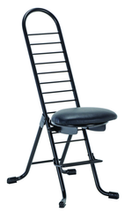 18" - 35" Ergonomic Work Seat -  Swivel Seat - Exact Industrial Supply