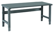 96 x 36 x 33-1/2" - Steel Bench Top Work Bench - Exact Industrial Supply