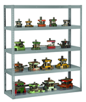 48"W x 24"D x 72"H Tool & Die Rack 5 Levels w/4,000 lbs capacity per level - Exact Industrial Supply
