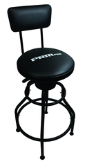 Adjustable Shop Stool with Back Support - Exact Industrial Supply