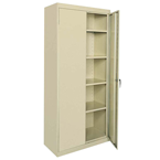 36 x 18 x 72" (Tropic Sand) - Storage Cabinet with Doors - Exact Industrial Supply