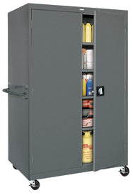 46 x 24 x 78'' (Sand, Gray, Charcoil, or Black (Please specify)) - Extra-Wide Transport Storage Cabinet - Exact Industrial Supply