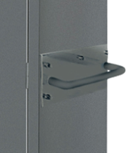 Optional Side Push Handle for use with Transport Cabinets - Exact Industrial Supply
