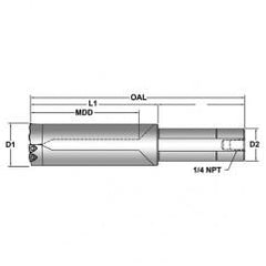 R48X25-200L Revolution Drill Holder - Exact Industrial Supply