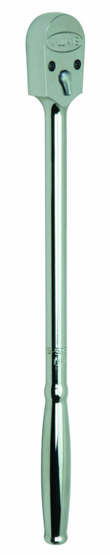 15" OAL - 1/2" Drive - Enclosed Heavy Duty Ratchet - Black - Exact Industrial Supply