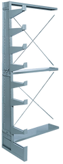36 x 21-7/8 x 79-1/4'' - Single Face Bar Rack Add-On Unit - Exact Industrial Supply