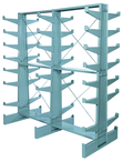 36 x 21-7/8 x 79-1/4'' - Double Face Bar Rack End Unit - Exact Industrial Supply