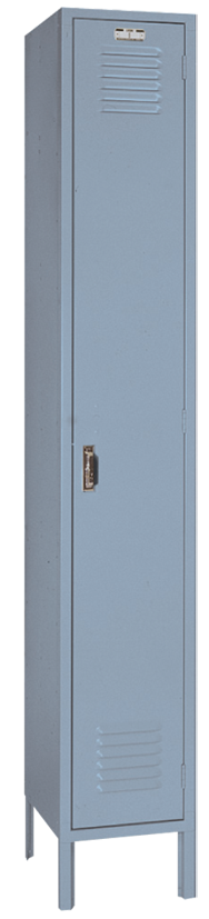 12 x 12 x 72'' (1 Openings) - 1 Wide Single Tier Locker - Exact Industrial Supply