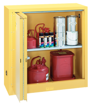 Flammable Liqiuds Storage Cabinet - #5441N 43 x 18 x 44'' (2 Shelves) - Exact Industrial Supply
