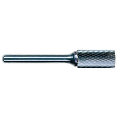 1.6mm EdgeHog Cyl Flat End Miniature Carbide Bur SA-41M Standard - Exact Industrial Supply