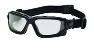 I-Force - Clear Anti-Fog Dual Pane Lens - Black Frame - Goggle - Exact Industrial Supply