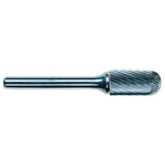 1/4 EdgeHog Cylindrical Radius End Carbide Bur SC-1 Fine - Exact Industrial Supply