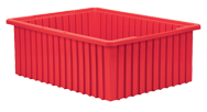 20-1/8 x 14-7/8 x 7-7/16'' - Red Akro-Grid Stackable Containers - Exact Industrial Supply