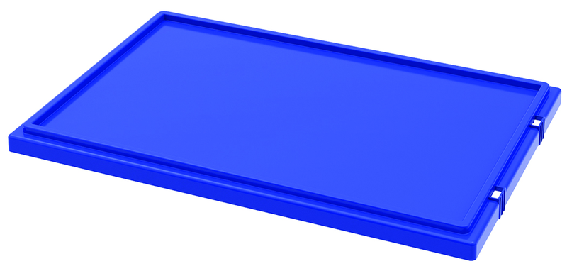 Blue Lid for use with Akro Nest-Stack Tote 35-300 - Exact Industrial Supply