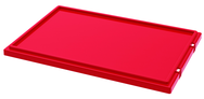 Red Lid for use with Akro Nest-Stack Tote 35-300 - Exact Industrial Supply