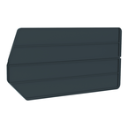 18" x 9" - Black 6-Pack Bin Dividers for use with Akro Stackable Bins - Exact Industrial Supply