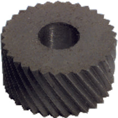 Knurling Wheel - 3/16″ Hole Dia., 1/2″ Knurl Dia., 3/16″ Width (30 TPI) - Series EP - Exact Industrial Supply
