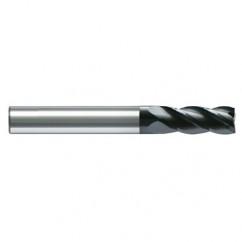 7mm Dia. - 63mm OAL - AlTiN - Solid Carbide - High Spiral End Mill - 4 FL - Exact Industrial Supply
