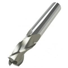 5/32" Dia. - 5/16" LOC - 1-1/2" OAL - 3 FL Carbide S/E HP End Mill-AlTiN - Exact Industrial Supply