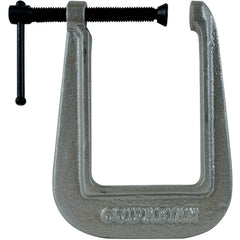 Deep Reach Carriage C-Clamp; 2″ Maximum Opening; 3 1/2″ Throat Depth - Exact Industrial Supply