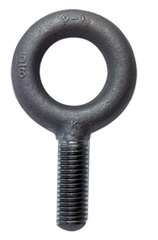 No Shoulder Plain Eye Bolt - 1-1/4-7 Thread, 2-3/16'' Eye Dia. - Exact Industrial Supply