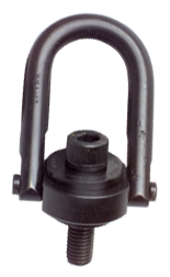 Hoist Ring - 1/2-13; 1.07'' Thread Length; 2500 lb Rating Load; 3.77'' OAL - Exact Industrial Supply