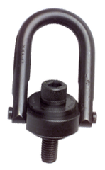 Hoist Ring - 1-8; 1.29'' Thread Length; 10000 lb Rating Load; 6.52'' OAL - Exact Industrial Supply