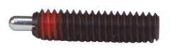 End Force Spring Plunger - 4 lbs Initial End Force, 16 lbs Final End Force (3/4-10 Thread) - Exact Industrial Supply
