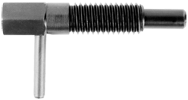 Lever Type Locking Plunger - .75 lbs Initial End Force, 3.75 lbs Final End Force (3/8-16 Thread) - Exact Industrial Supply