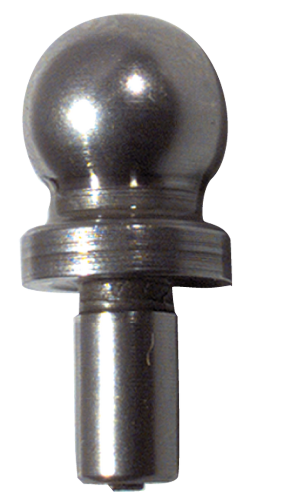 #10610 - 11/16'' Ball Diameter - 3/8'' Shank Diameter - Short Shank Inspection Tooling Ball - Exact Industrial Supply