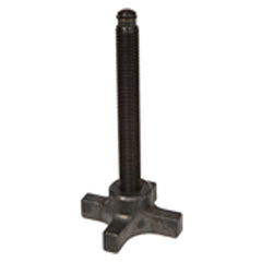 Toggle Shoe Clamp - 3/8″–16 Thread Size–3 3/4″ Overall Length - with Knob Model 17405 - Exact Industrial Supply
