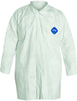 Tyvek® White Two Pocket Lab Coat - 4XL (case of 30) - Exact Industrial Supply