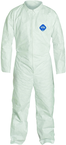 Tyvek® White Collared Zip Up Coveralls - 6XL (case of 25) - Exact Industrial Supply