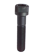M8 - 1.25 x 25 - Black Finish Heat Treated Alloy Steel - Cap Screws - Socket Head - Exact Industrial Supply