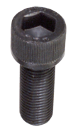 7/16-20 x 1-1/4 - Black Finish Heat Treated Alloy Steel - Cap Screws - Socket Head - Exact Industrial Supply