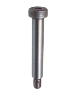M10 x 80 - Black Finish Heat Treated Alloy Steel - Shoulder Screws - Socket Head - Exact Industrial Supply