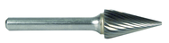 16mm EdgeHog Conical Carbide Bur SM-6M-D Standard Alt Diamond (Double) - Exact Industrial Supply