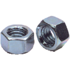#12-24 - Zinc / Bright - Machine Screw Nut - Exact Industrial Supply