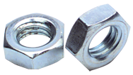 7/8-9 - Zinc / Bright - Hex Jam Nut - Exact Industrial Supply