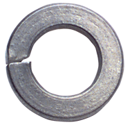 1 Bolt Size - Zinc Plated Carbon Steel - Lock Washer - Exact Industrial Supply