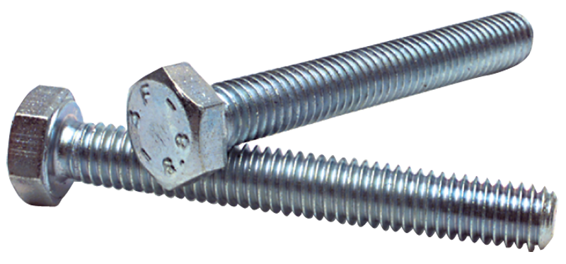 M10 - 1.50 x 30 - Zinc Plated Heat Treated Alloy Steel - Cap Screws - Hex - Exact Industrial Supply