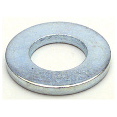 M6 Bolt Size - Zinc Plated Carbon Steel - Flat Washer - Exact Industrial Supply