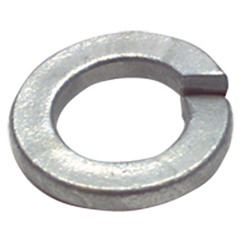 M12 Bolt Size - Zinc Plated Carbon Steel - Split Lock Washer - Exact Industrial Supply