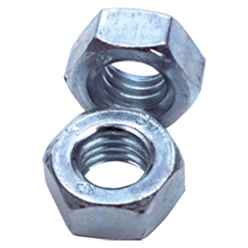 M10-1.50 - Zinc / Bright - Finished Hex Nut - Exact Industrial Supply