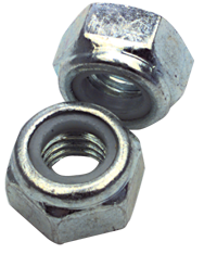 M14-2.0 - Zinc / Bright - Nylon Insert Stop Nut - Exact Industrial Supply