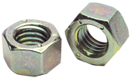 7/8-9 - Zinc / Yellow / Bright - Finished Hex Nut - Exact Industrial Supply