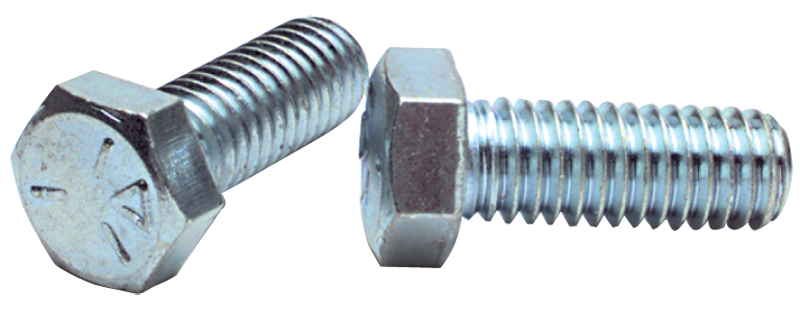 1-8 x 4-1/2 - Zinc Plated Heat Treated Alloy Steel - Cap Screws - Hex - Exact Industrial Supply